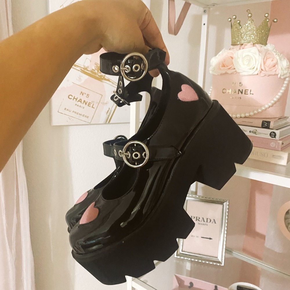 💖🌸 LA MODA ROSEY LOVE platform sandals 🌸💖